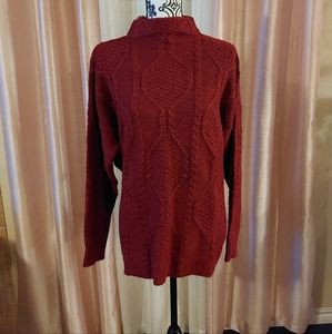 Sweater red size XL brand St John's Bay